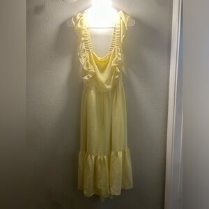 Yellow summer dress
